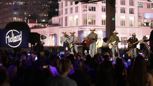 Midland's party on the roof in LA